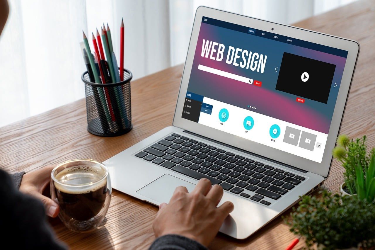 Travail de conception d'une interface web